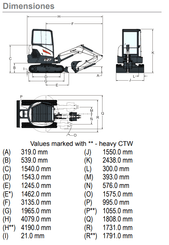 Mini pelle Bobcat E27 - 4