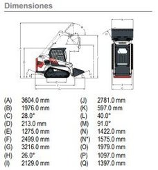 Mini chargeuse Bobcat T450 - 8