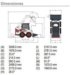 Mini chargeuse Bobcat S450E V - 7