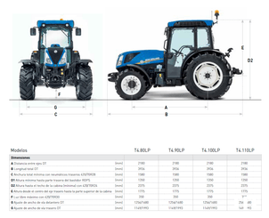 Tracteur agricole New Holland T4.110LP - 2