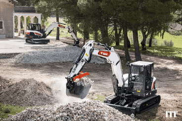 Pelle sur chenilles Bobcat E88 - 2