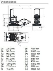 Mini pelle Bobcat E10 - 5