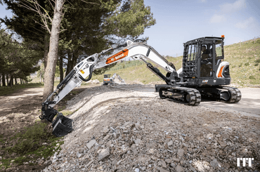 Pelle sur chenilles Bobcat E88 - 1