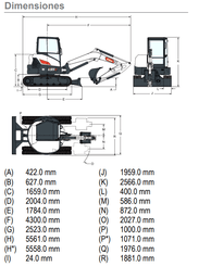 Mini pelle Bobcat E55 - 10